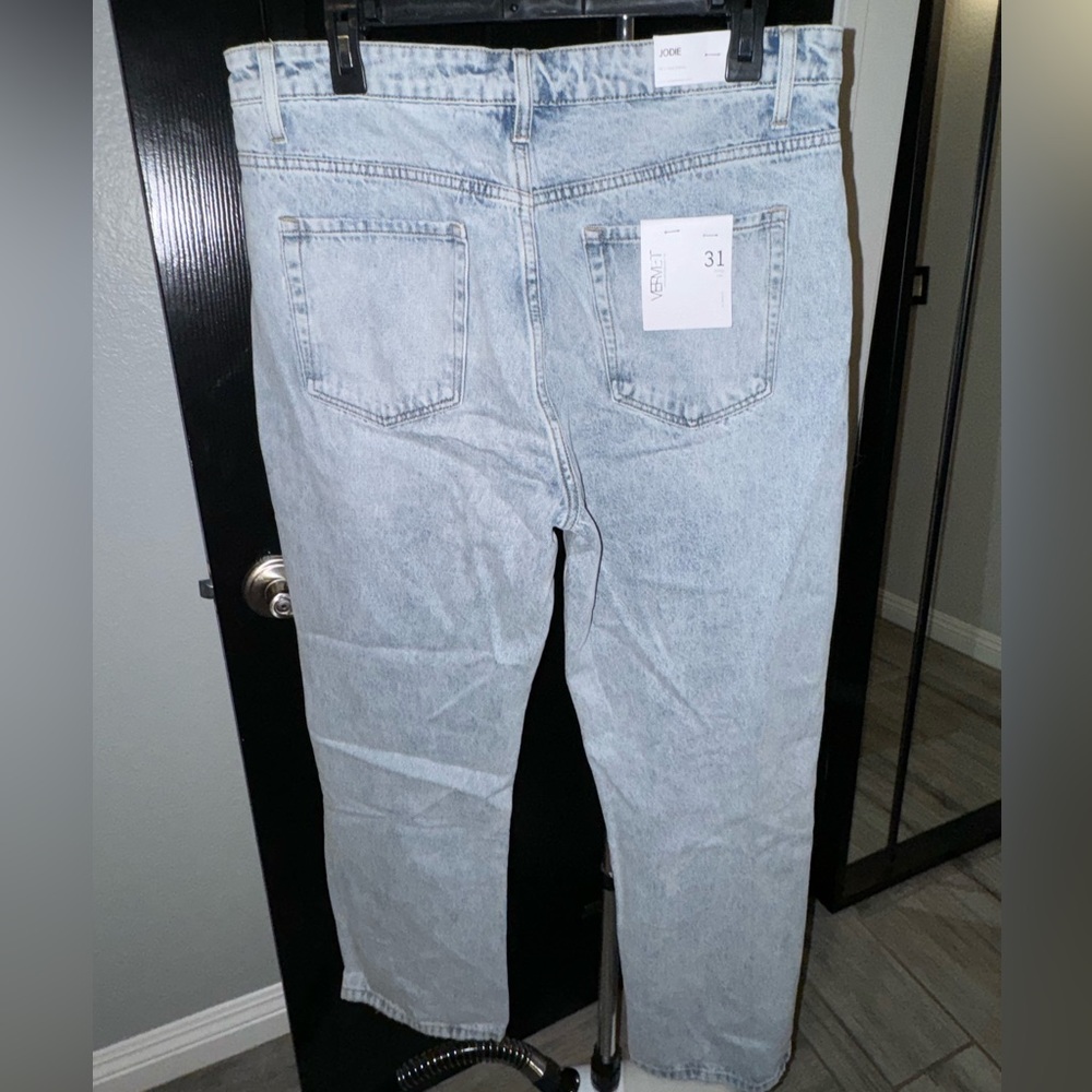 VERVET BY FLYING MONKEY Light Blue High Rise Jeans - Picture 2 of 4